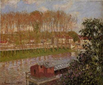 卡米耶 畢沙羅 Setting Sun at Moret